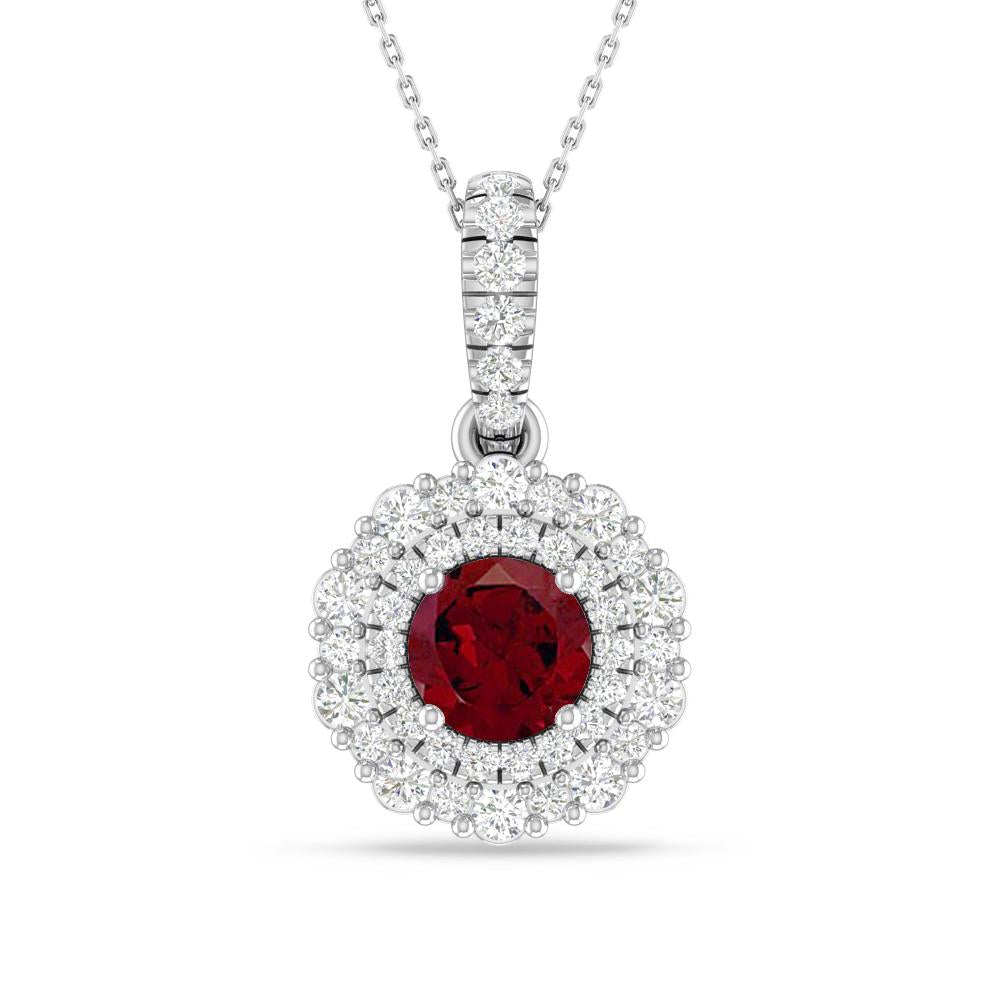 White Gold - Garnet