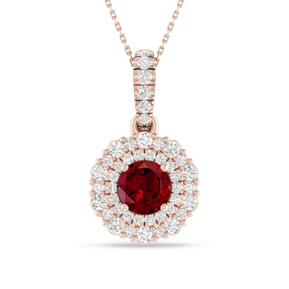 Rose Gold - Garnet