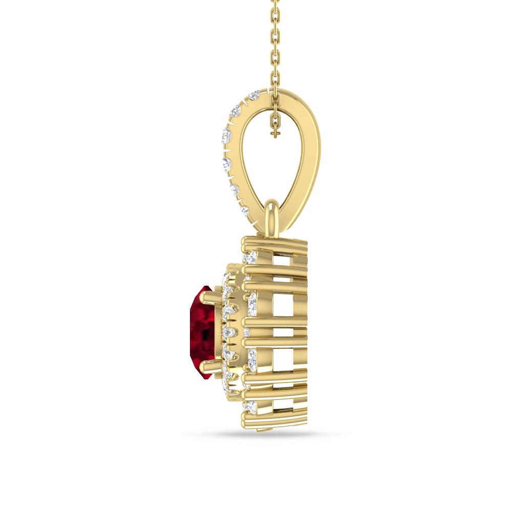 Yellow Gold - Garnet