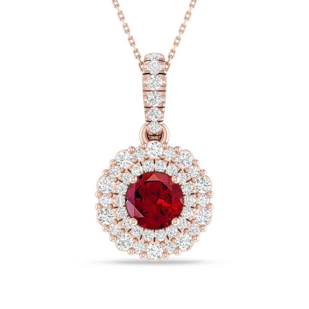 Rose Gold - Garnet