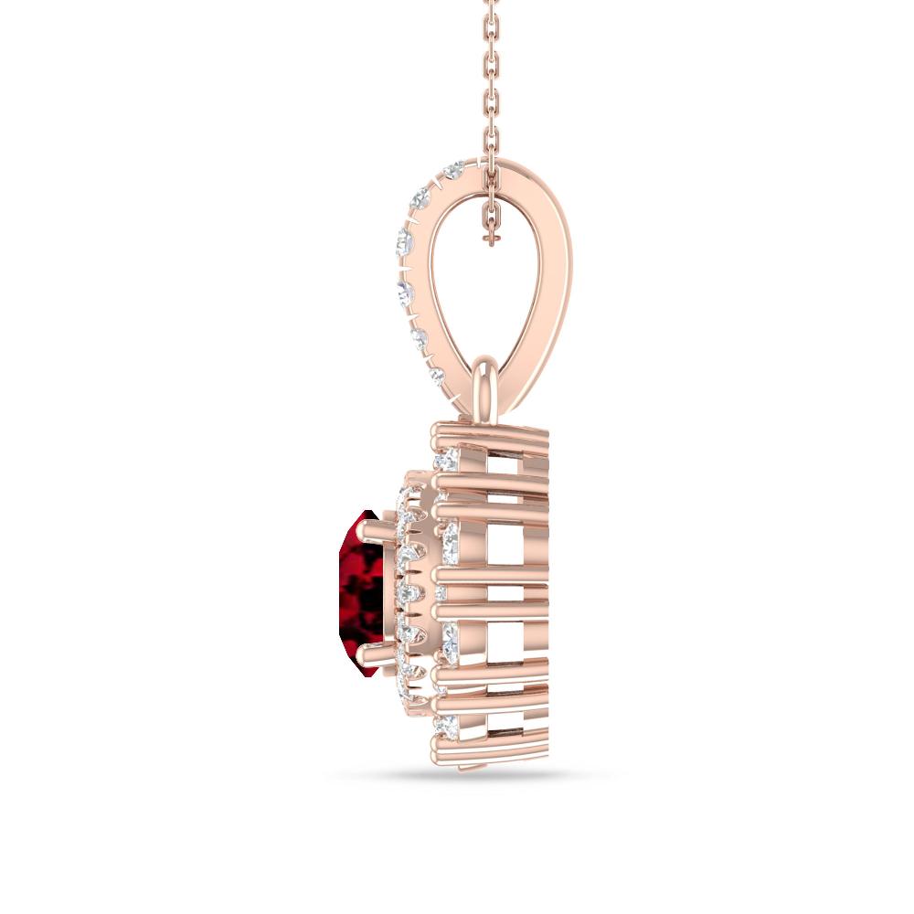 Rose Gold - Garnet