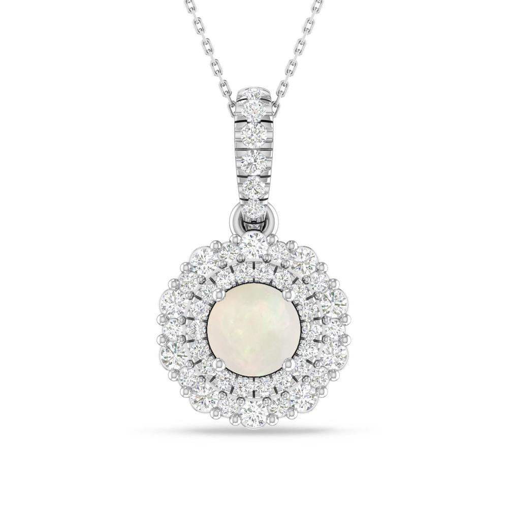 White Gold - Opal