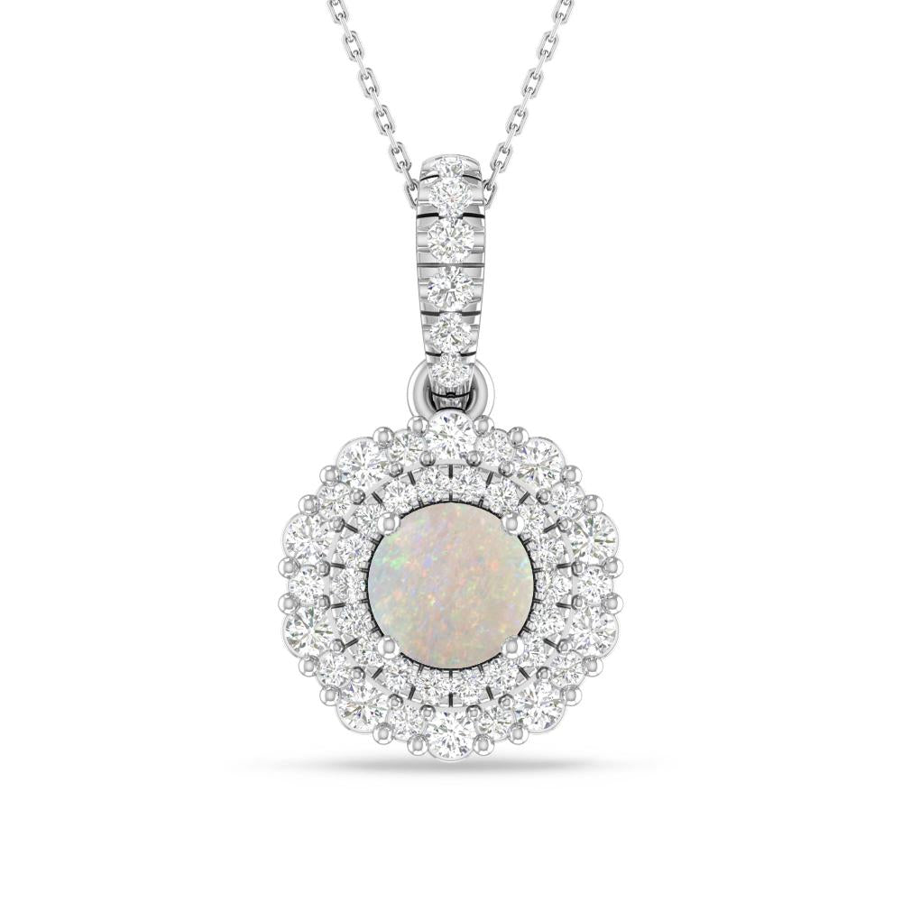 White Gold - Opal