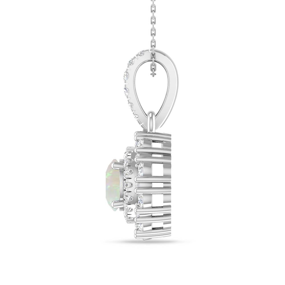 White Gold - Opal