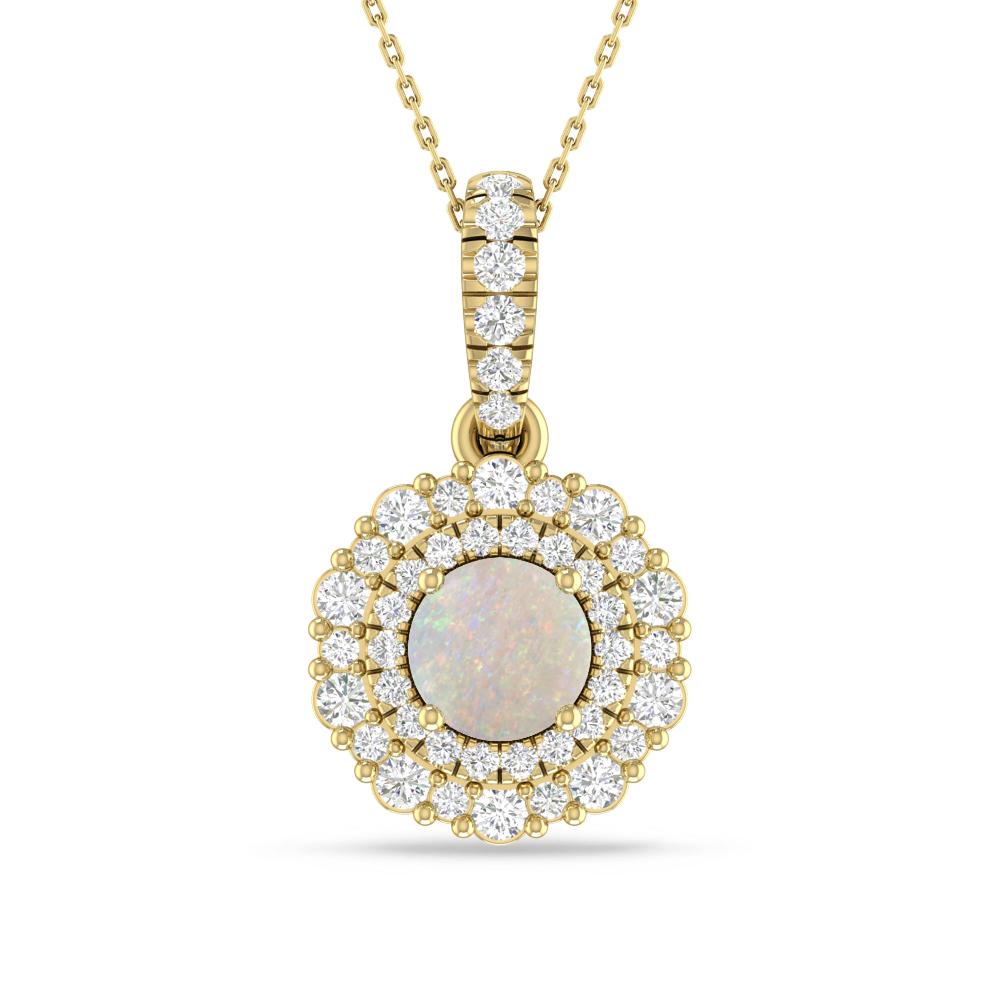 Yellow Gold - Opal