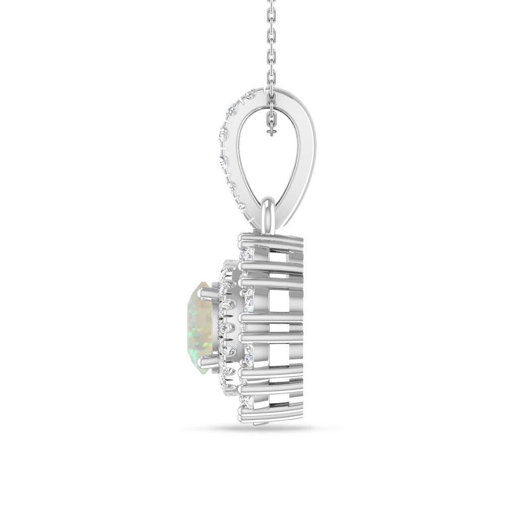 White Gold - Opal