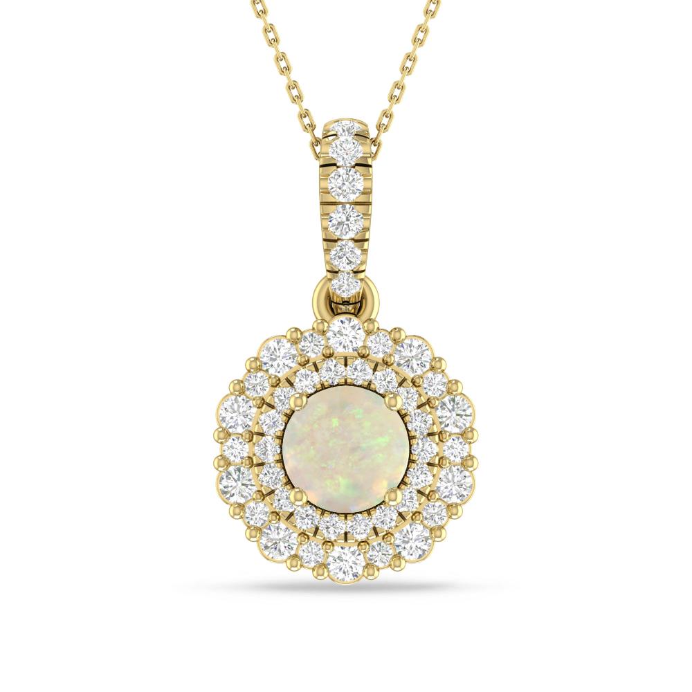 Yellow Gold - Opal