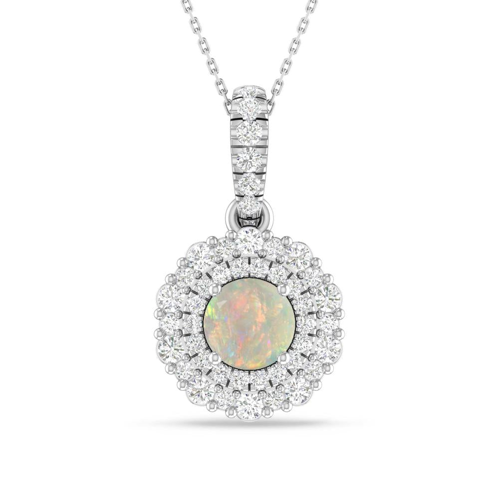 White Gold - Opal