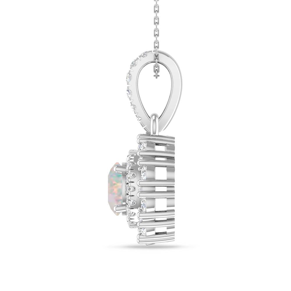 White Gold - Opal