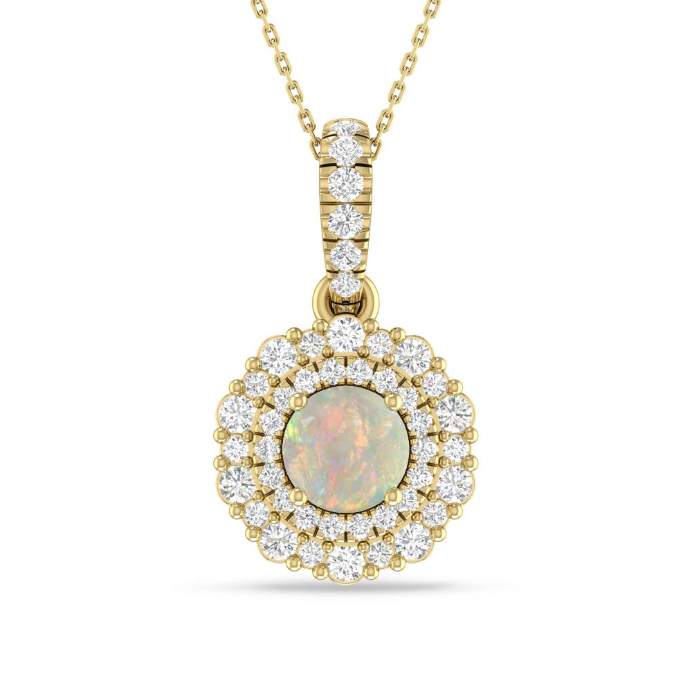 Yellow Gold - Opal