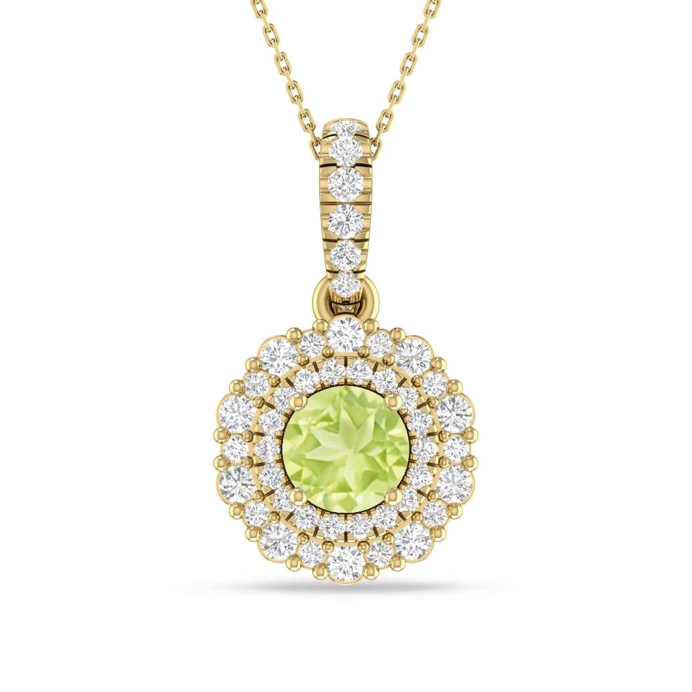 Yellow Gold - Peridot