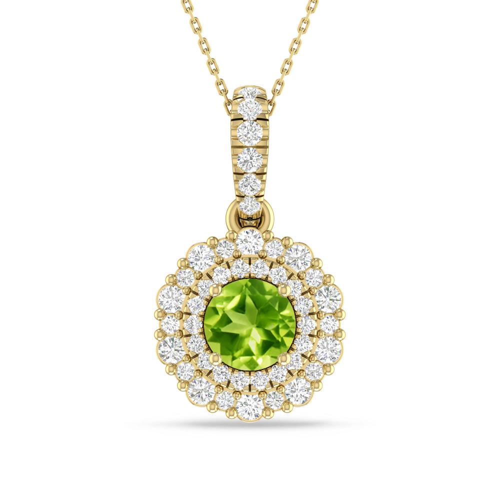 Yellow Gold - Peridot