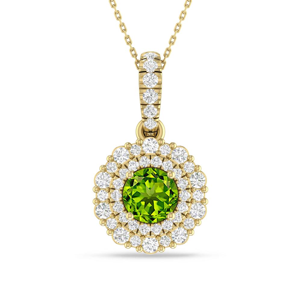Yellow Gold - Peridot
