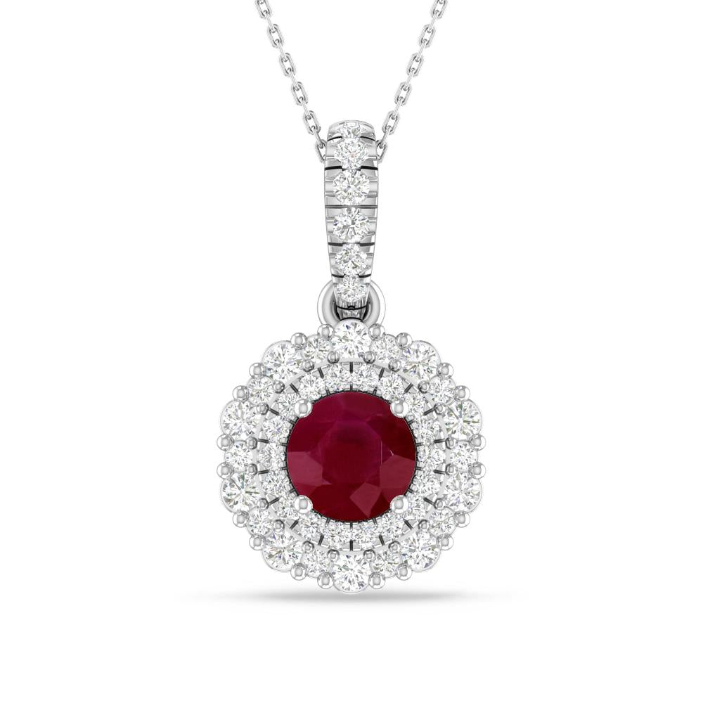White Gold - Ruby