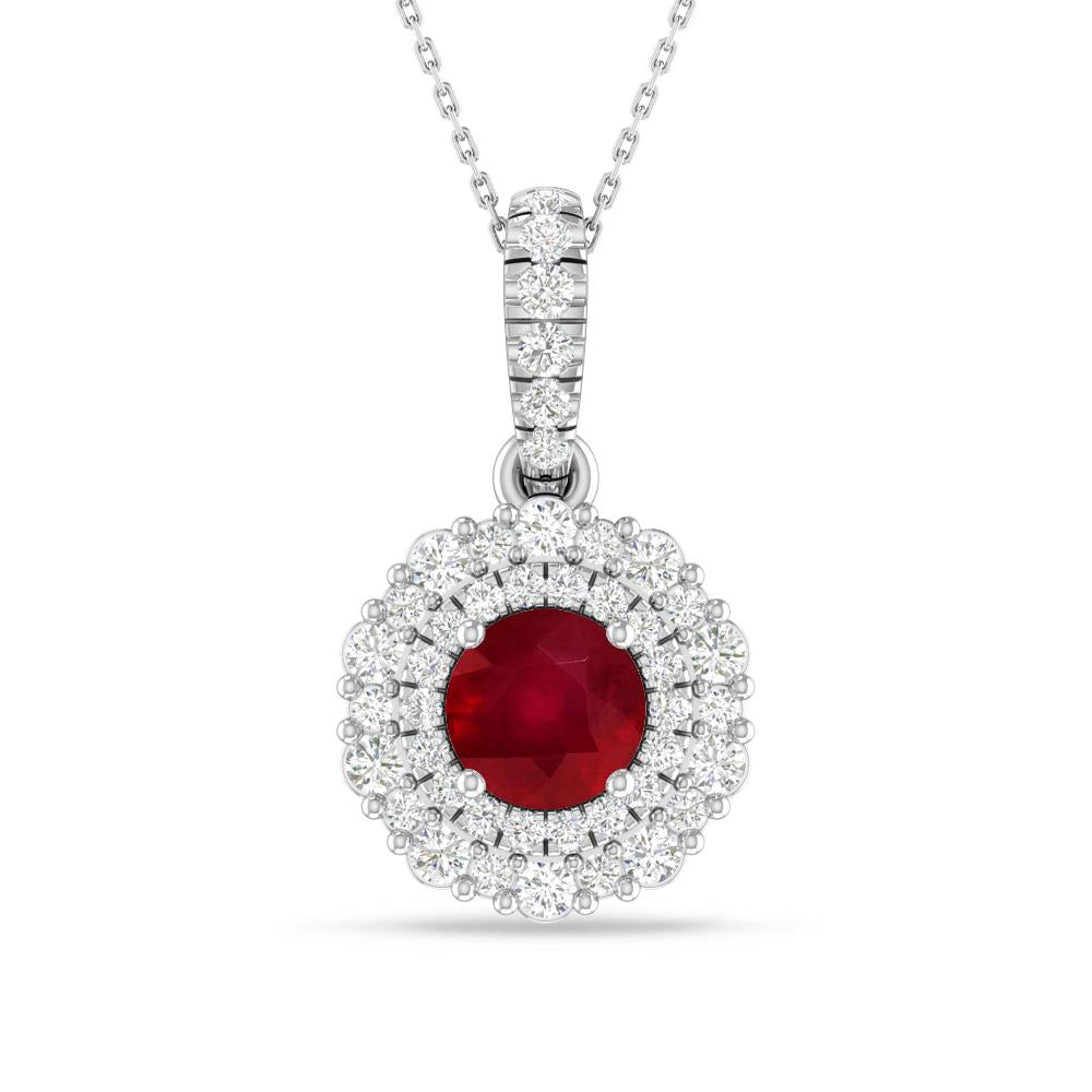 White Gold - Ruby