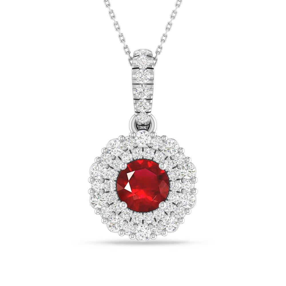 White Gold - Ruby