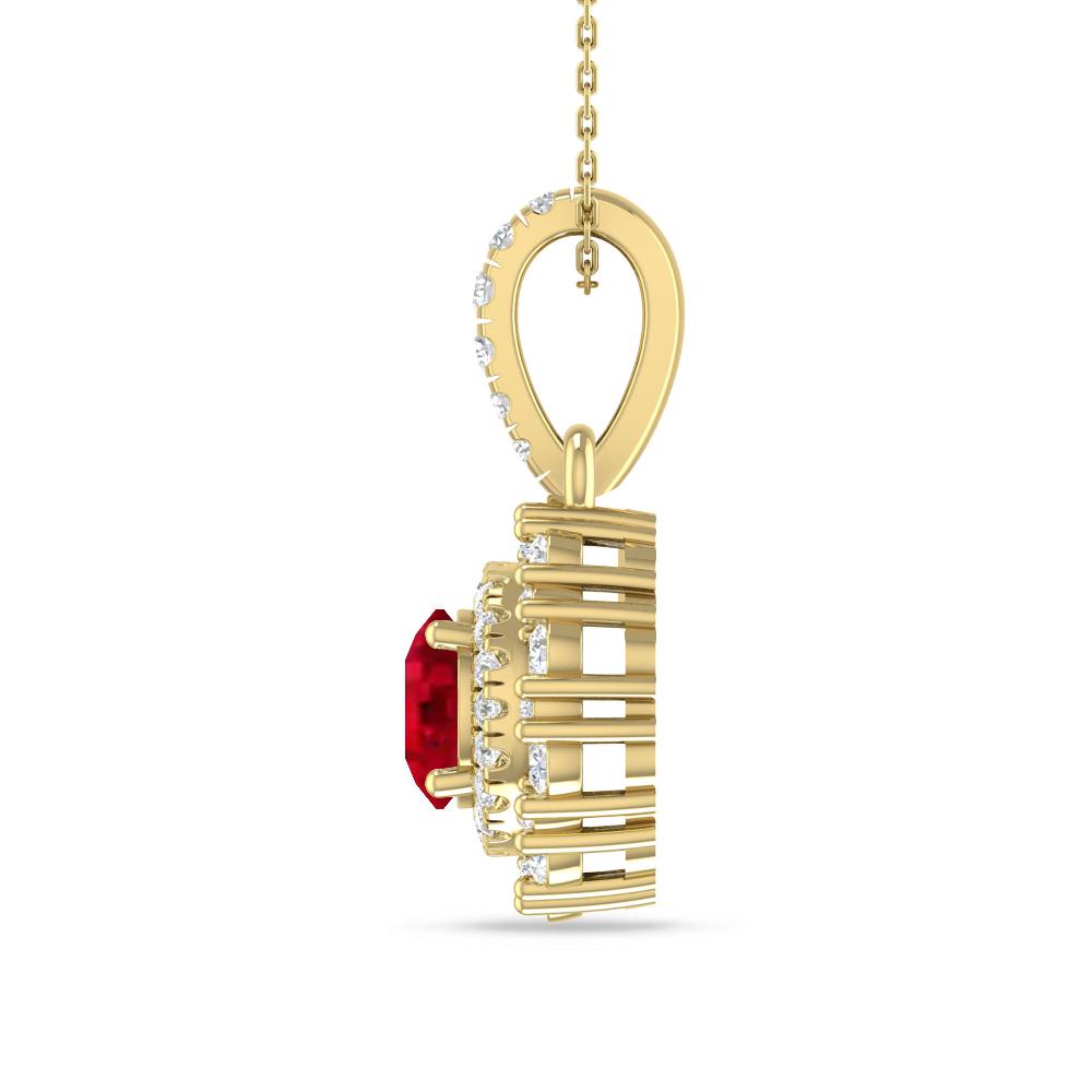 Yellow Gold - Ruby