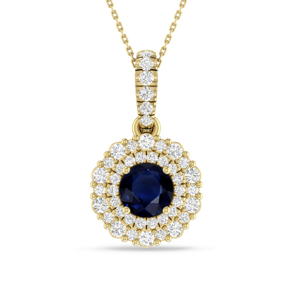 Yellow Gold - Sapphire