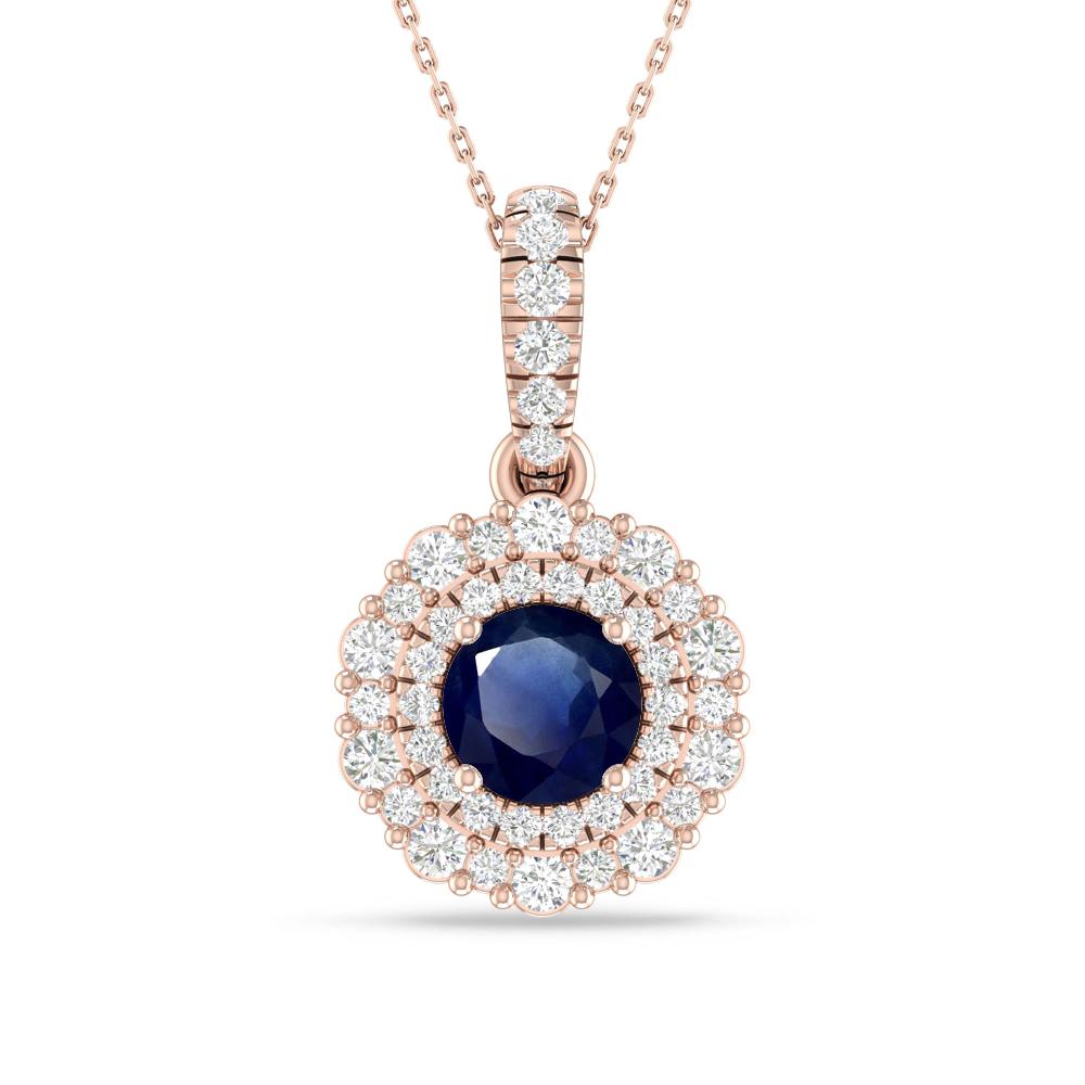 Rose Gold - Sapphire