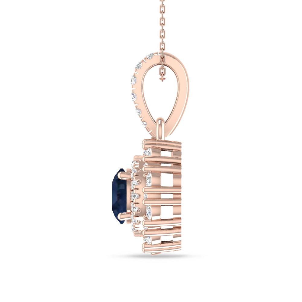 Rose Gold - Sapphire