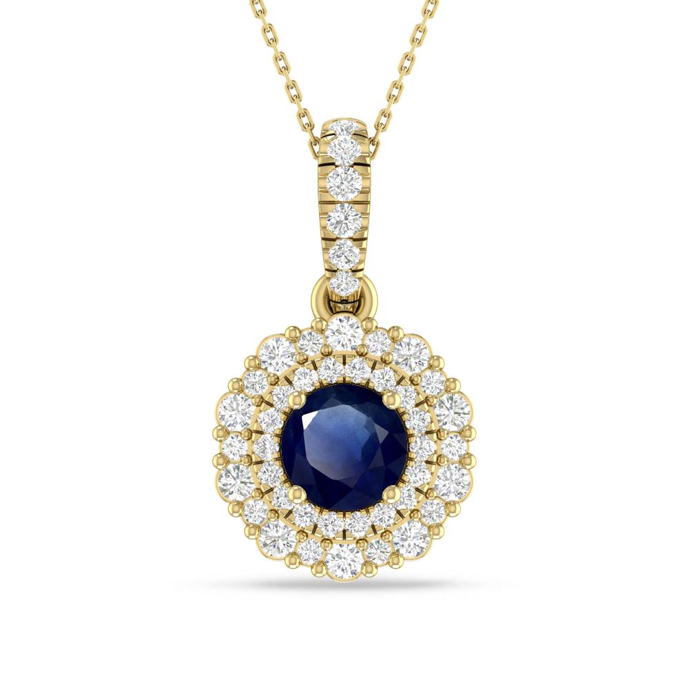 Yellow Gold - Sapphire