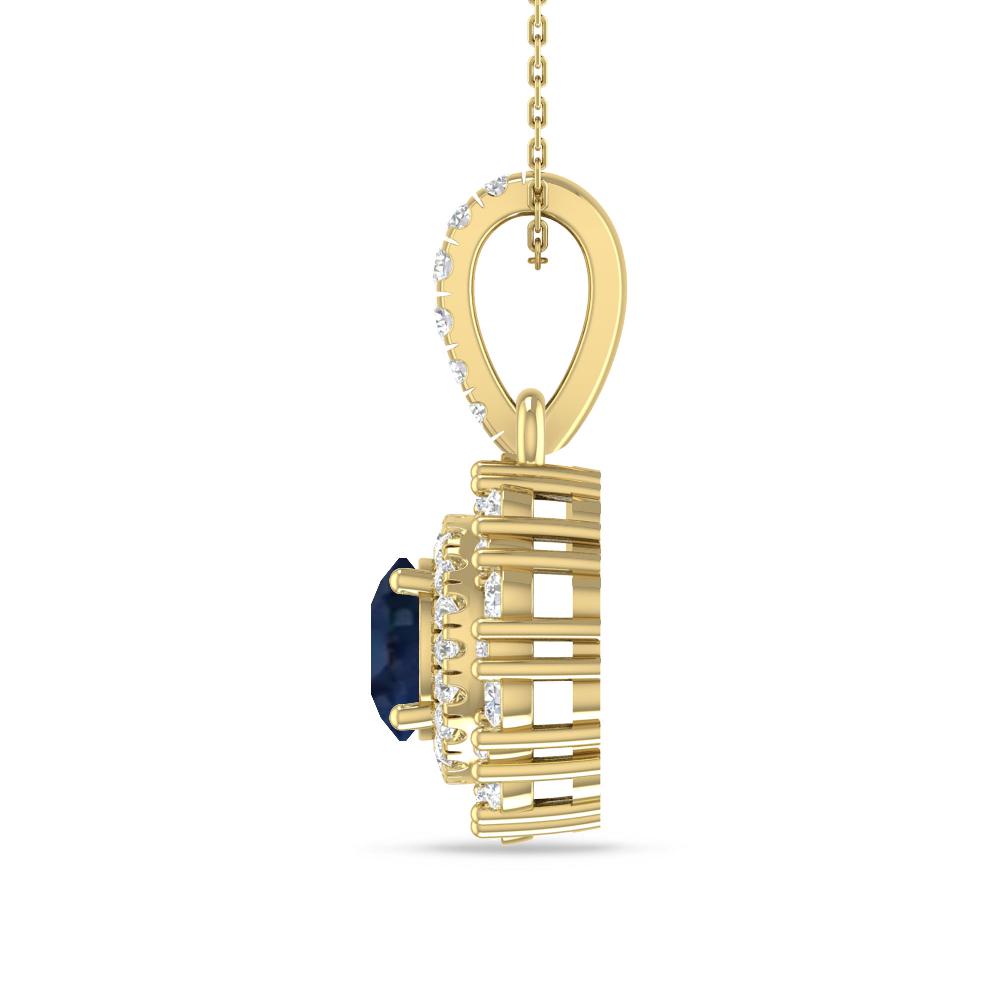 Yellow Gold - Sapphire