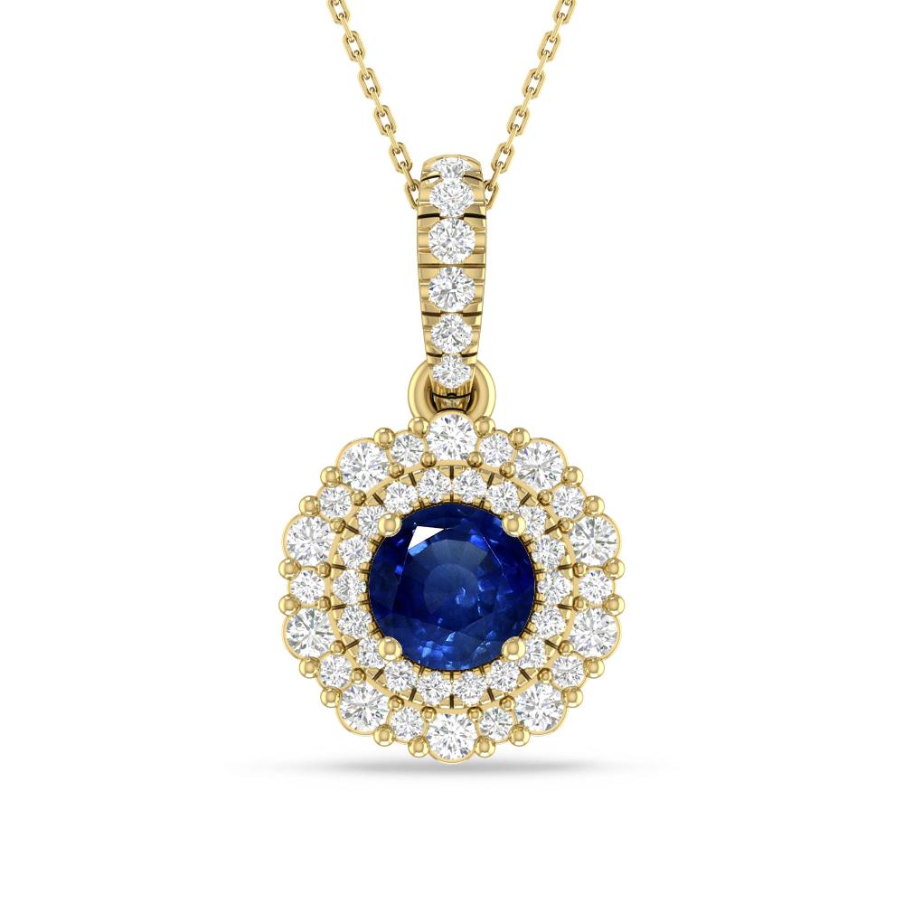 Yellow Gold - Sapphire