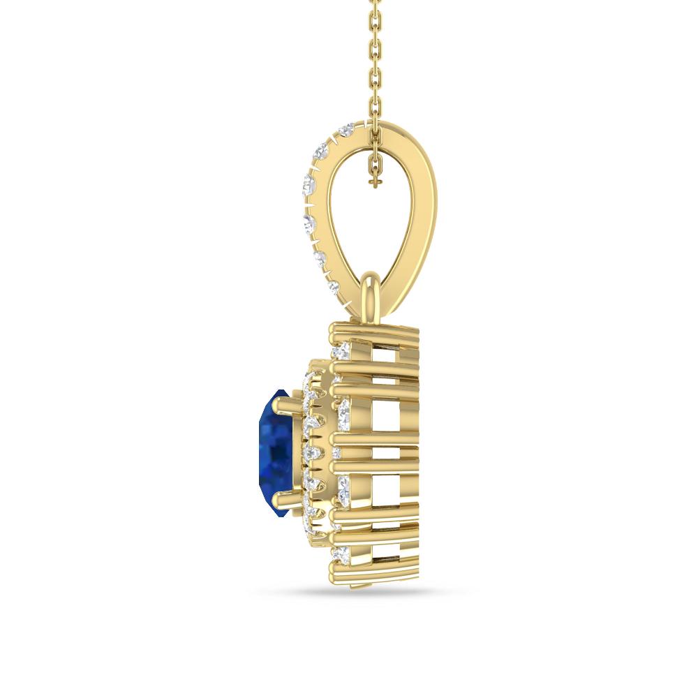 Yellow Gold - Sapphire