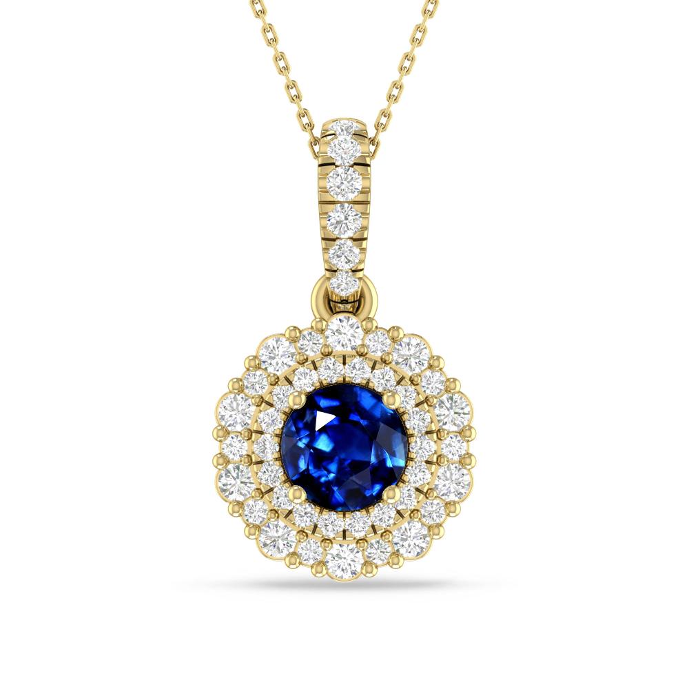 Yellow Gold - Sapphire