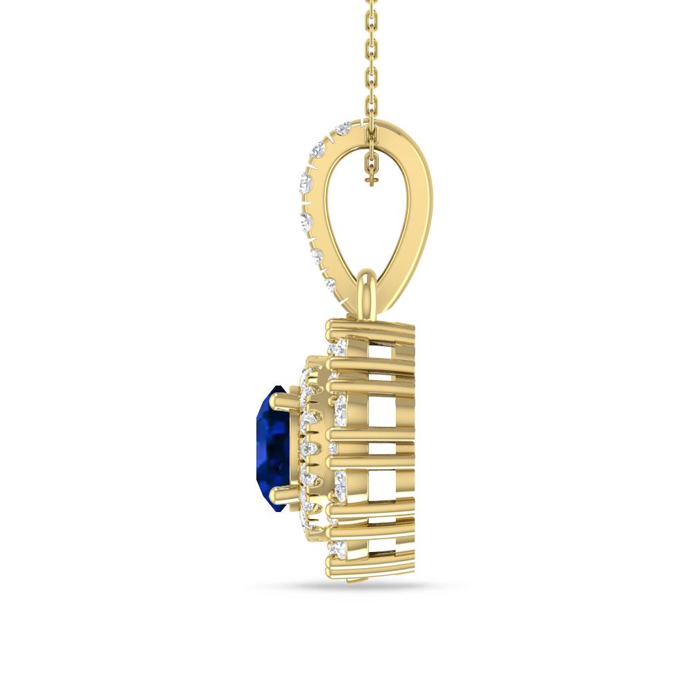 Yellow Gold - Sapphire