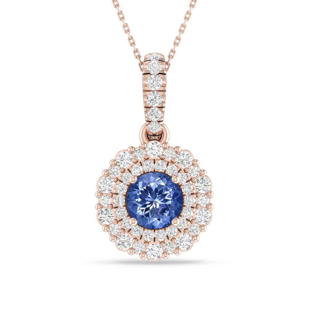Rose Gold - Tanzanite