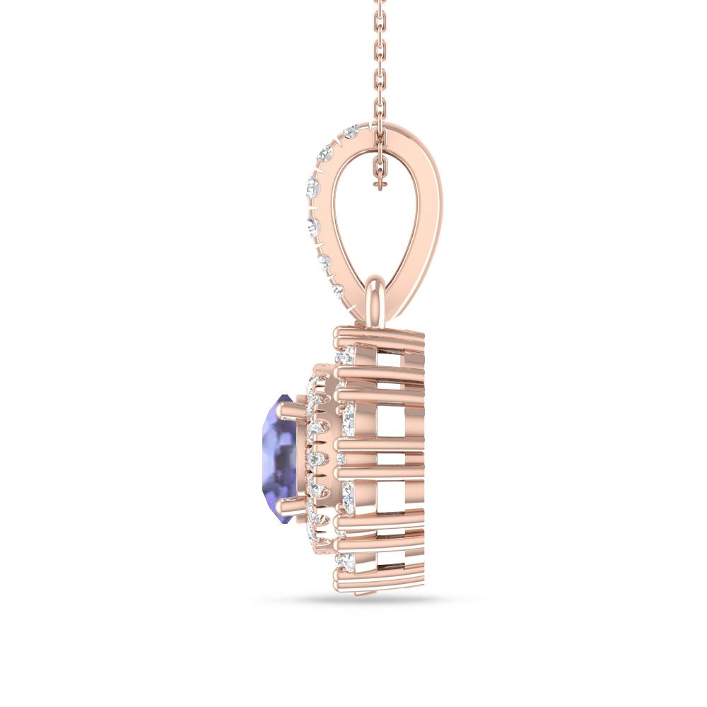 Rose Gold - Tanzanite