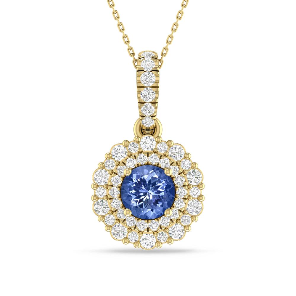 Yellow Gold - Tanzanite