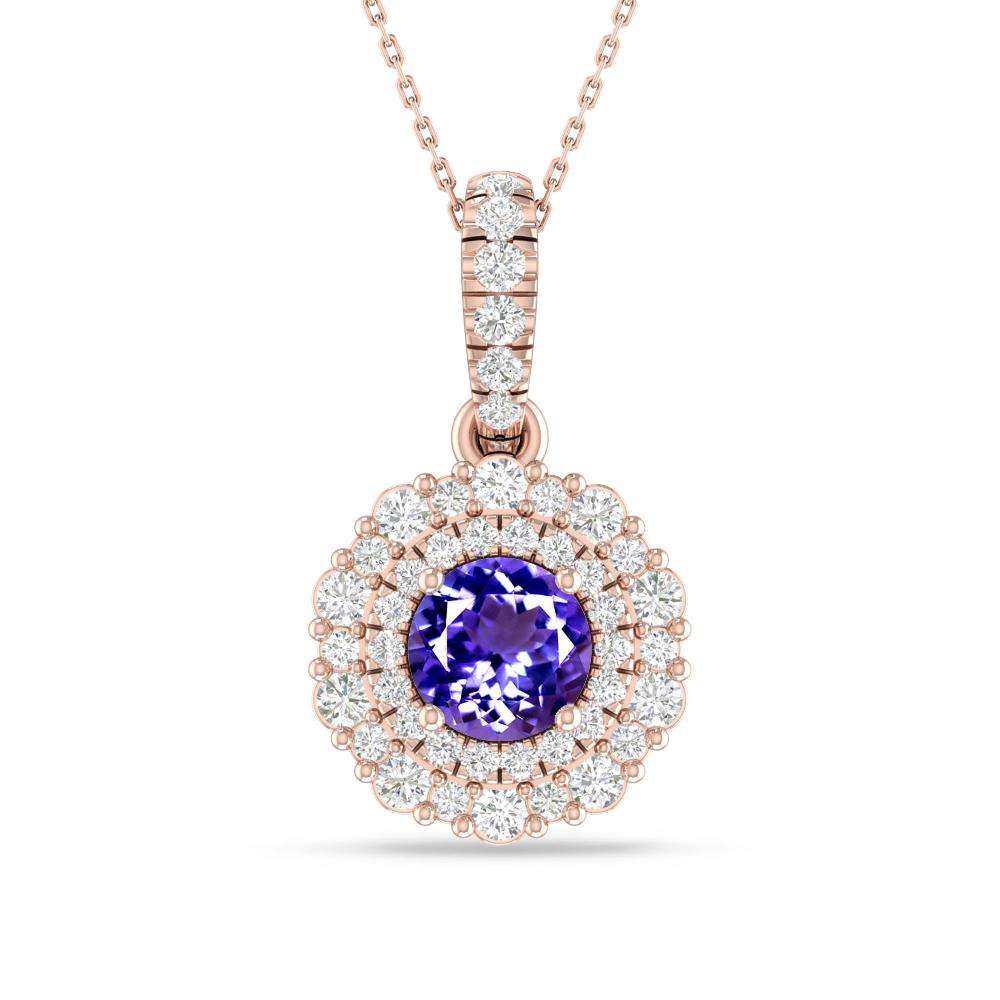 Rose Gold - Tanzanite