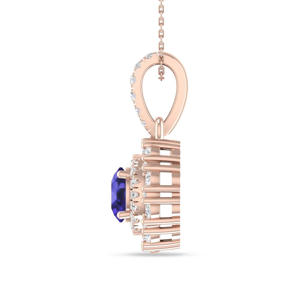 Rose Gold - Tanzanite