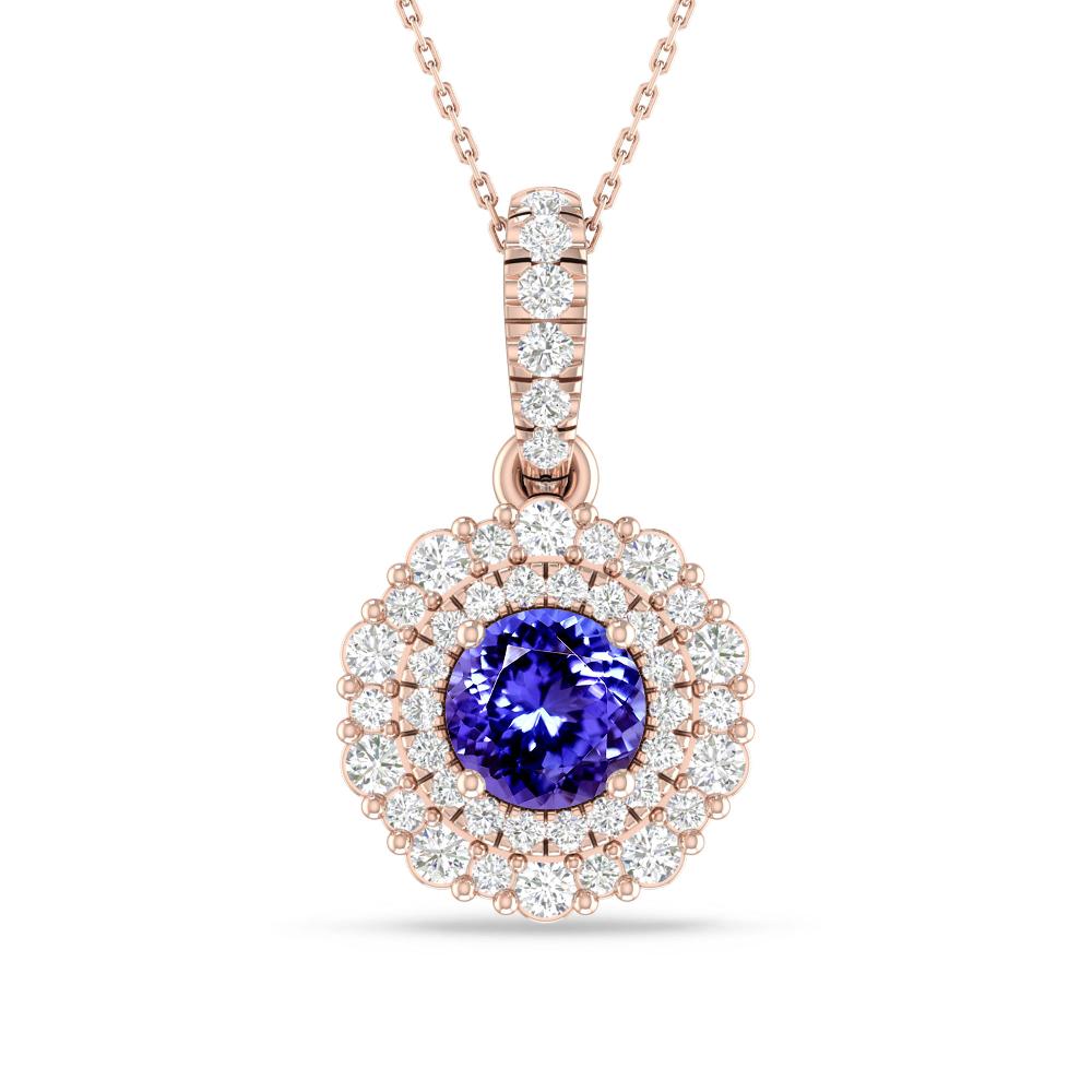 Rose Gold - Tanzanite