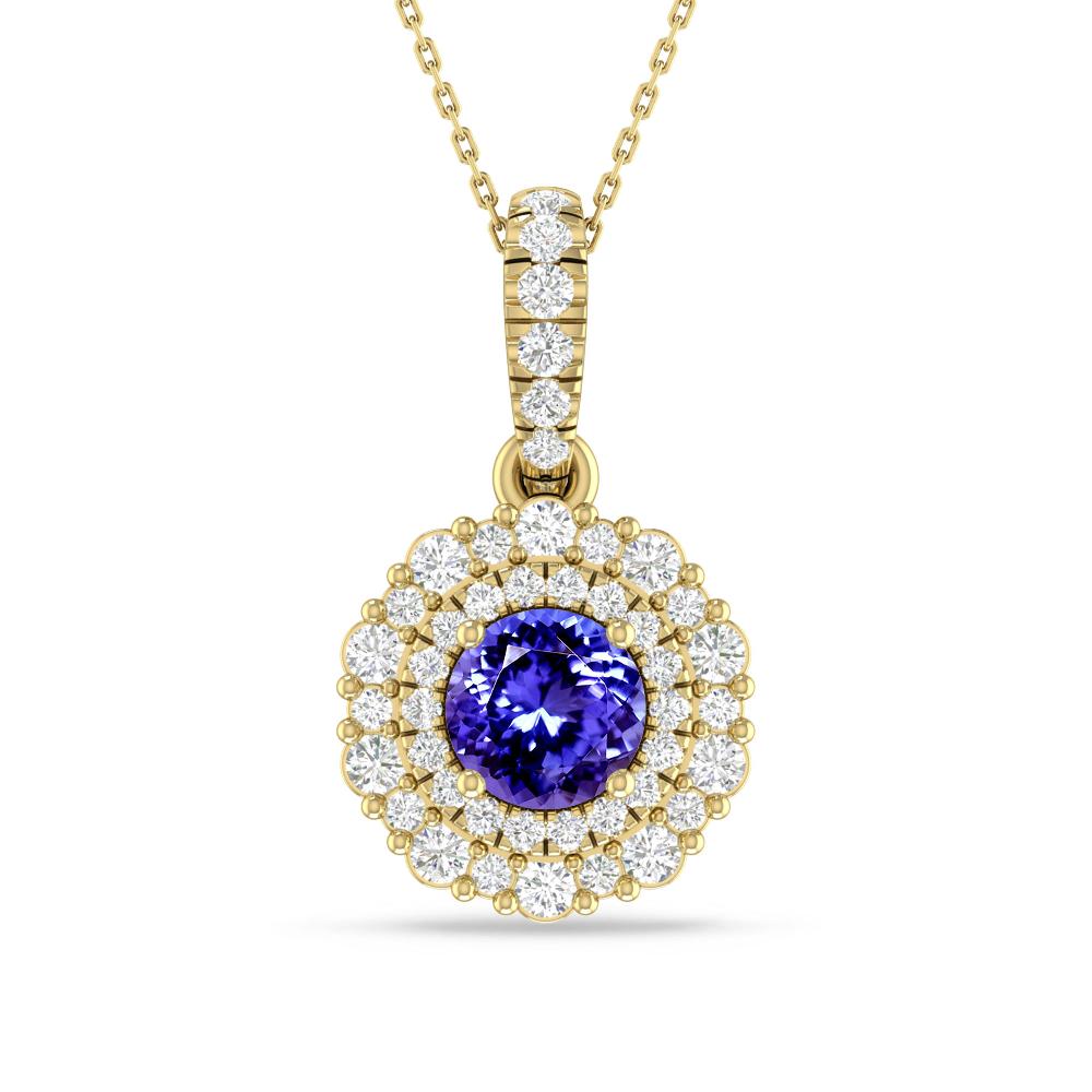 Yellow Gold - Tanzanite