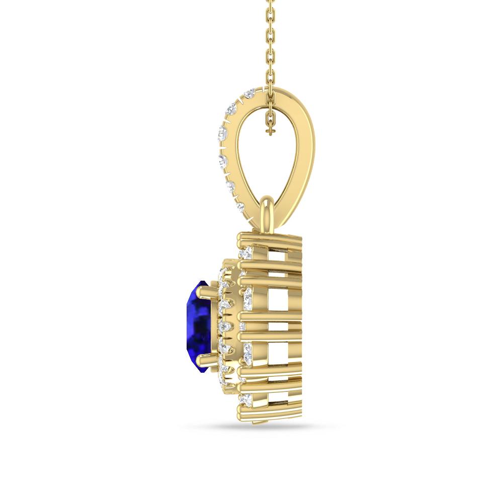 Yellow Gold - Tanzanite
