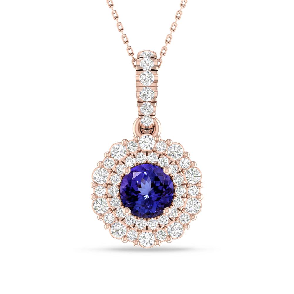 Rose Gold - Tanzanite