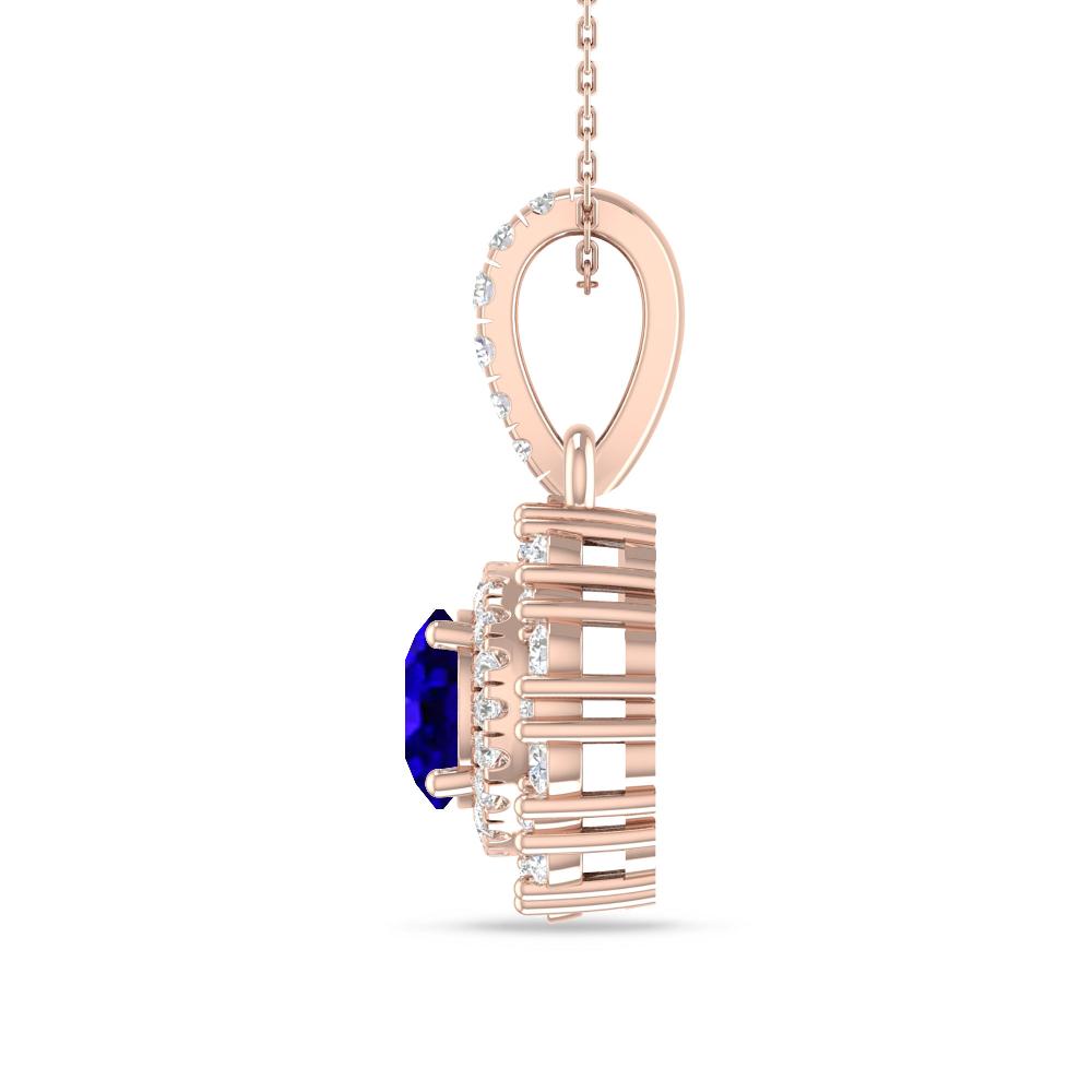 Rose Gold - Tanzanite