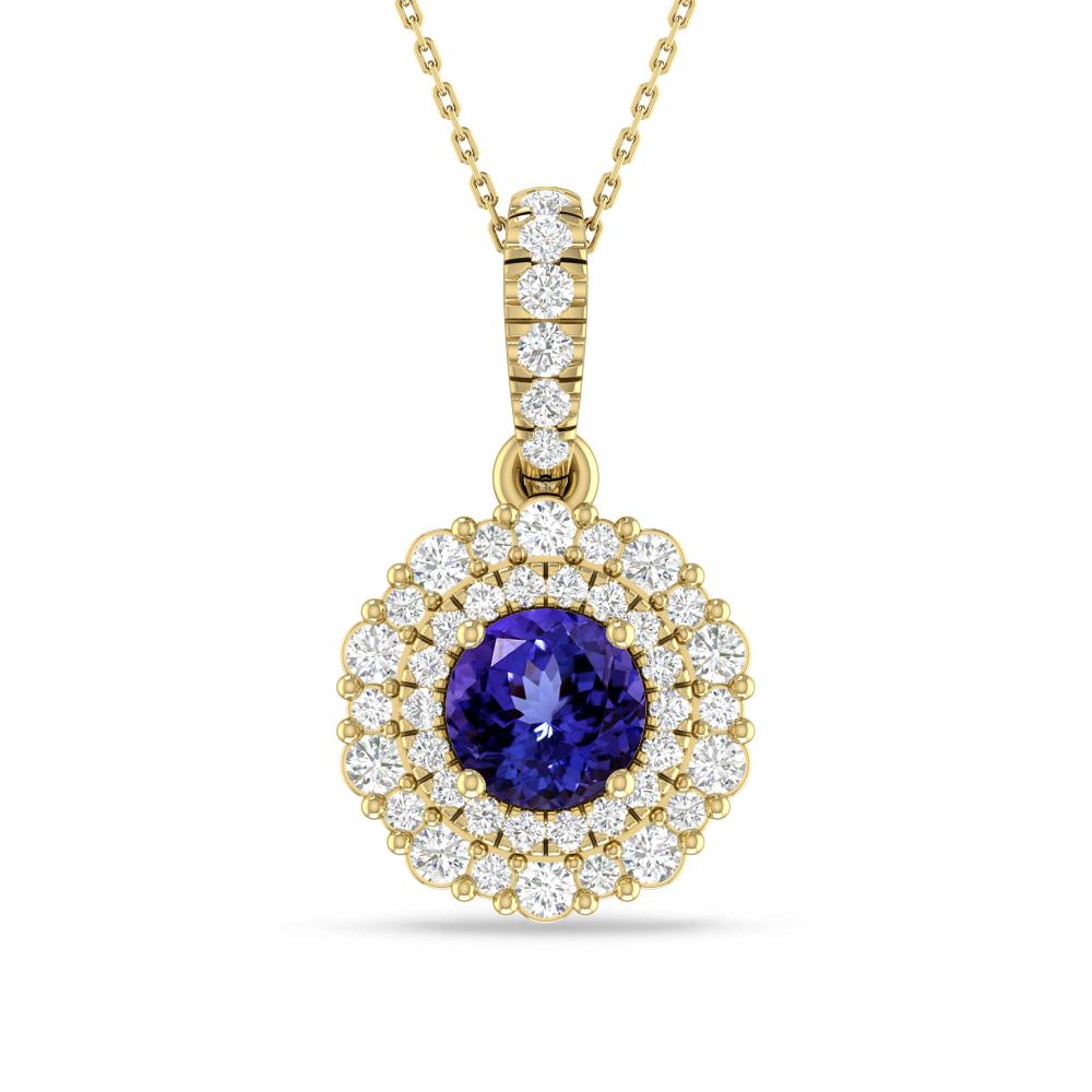Yellow Gold - Tanzanite