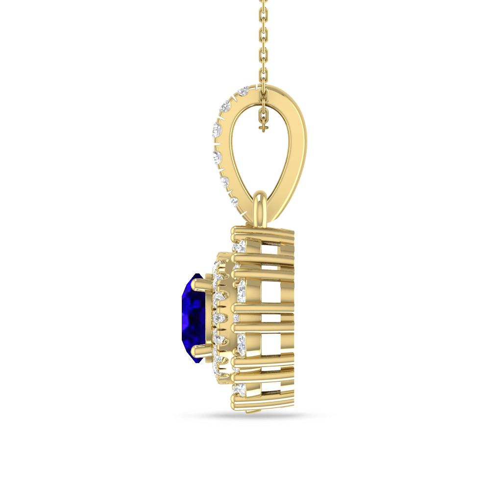 Yellow Gold - Tanzanite