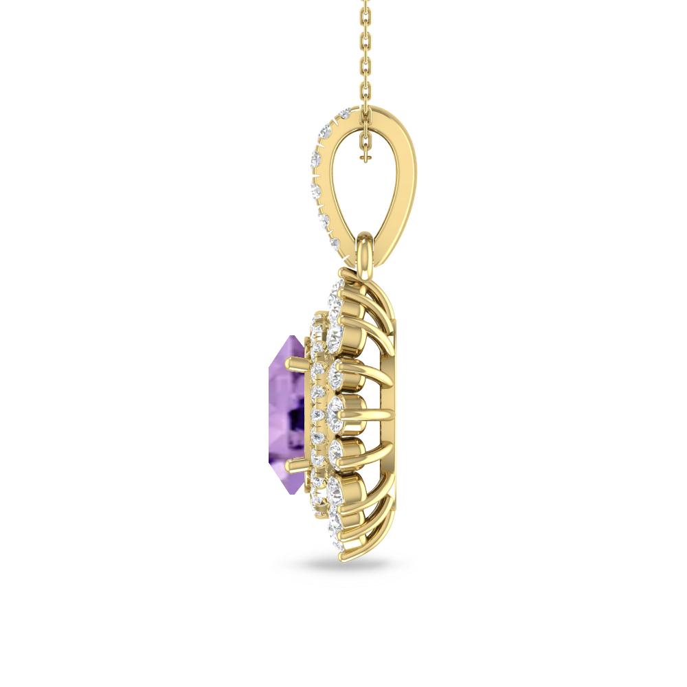 Yellow Gold - Amethyst