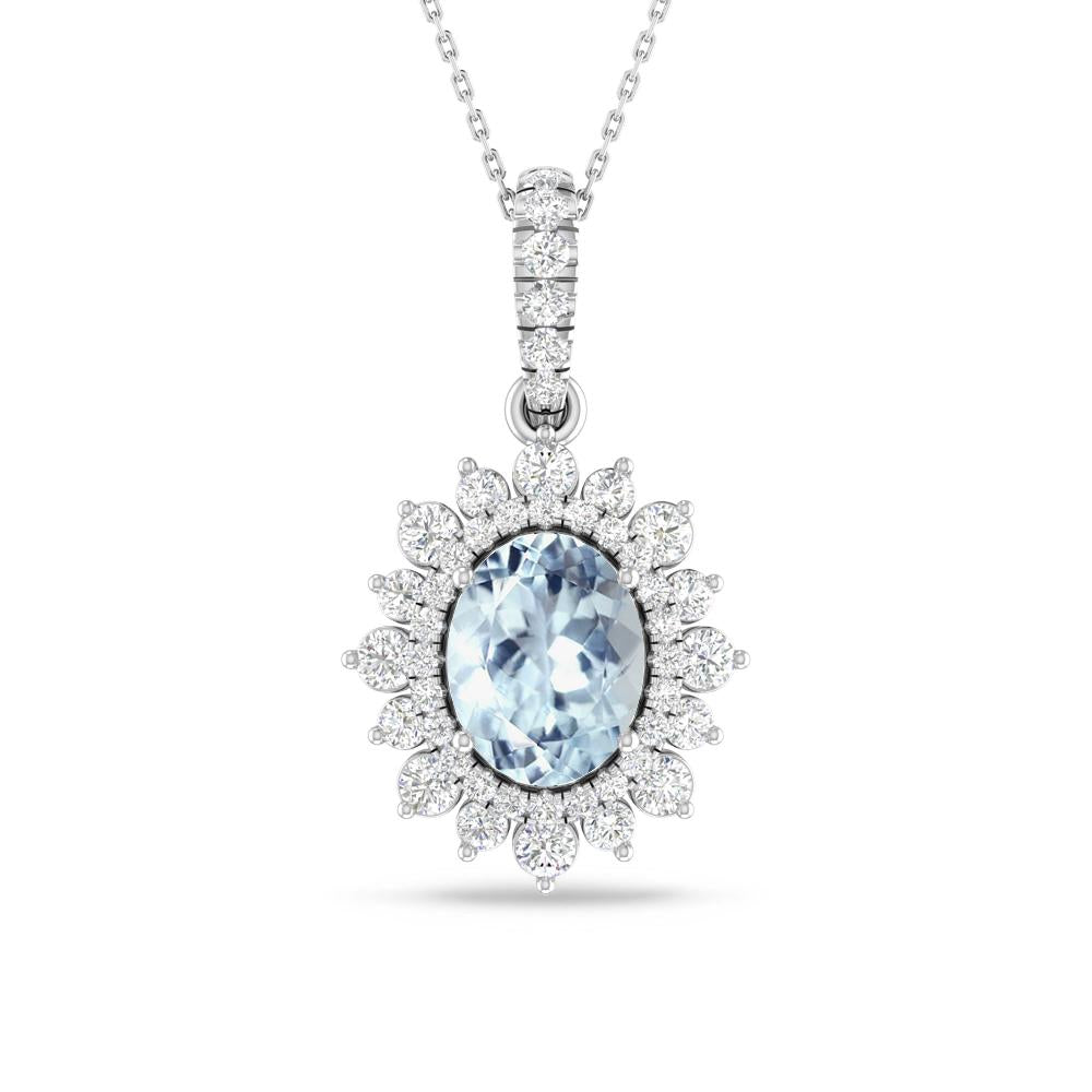 White Gold - Aquamarine