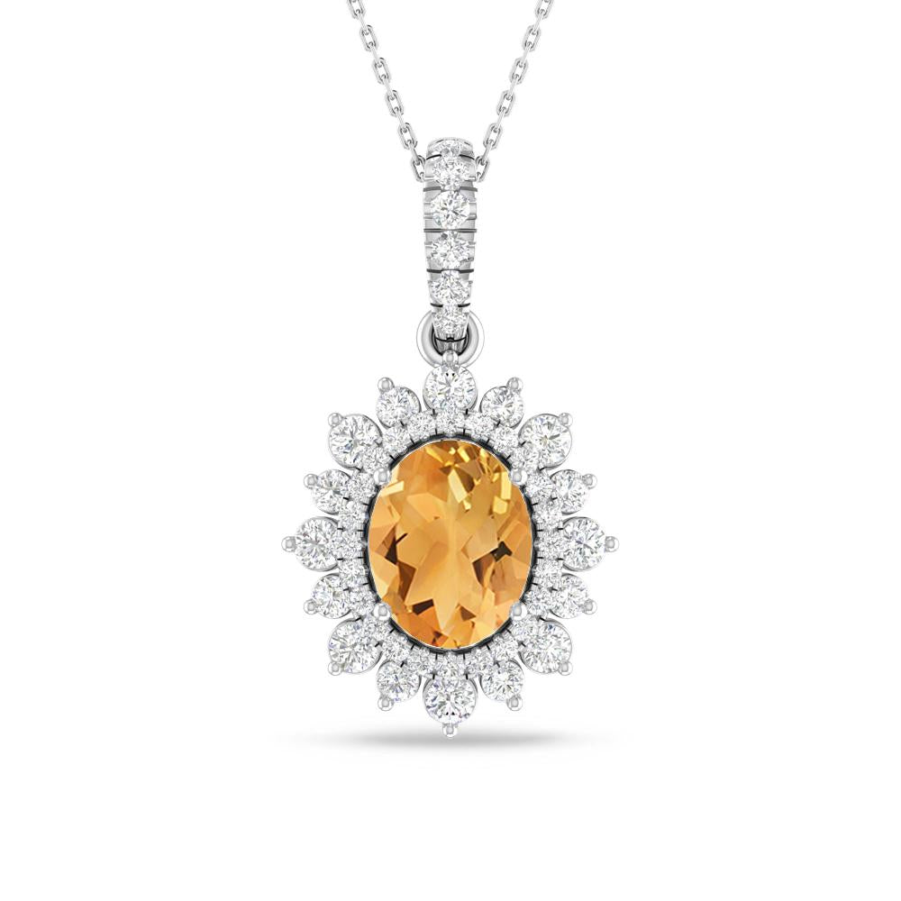 White Gold - Citrine