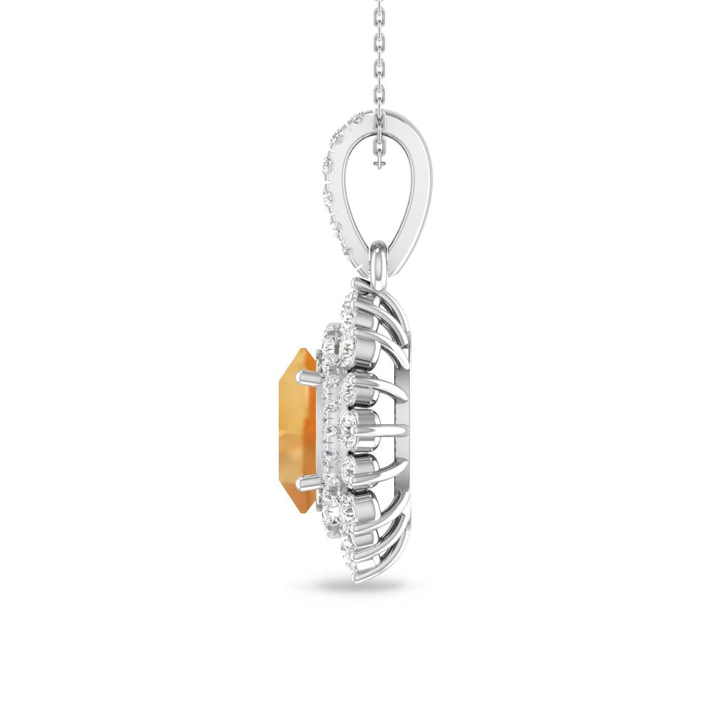 White Gold - Citrine