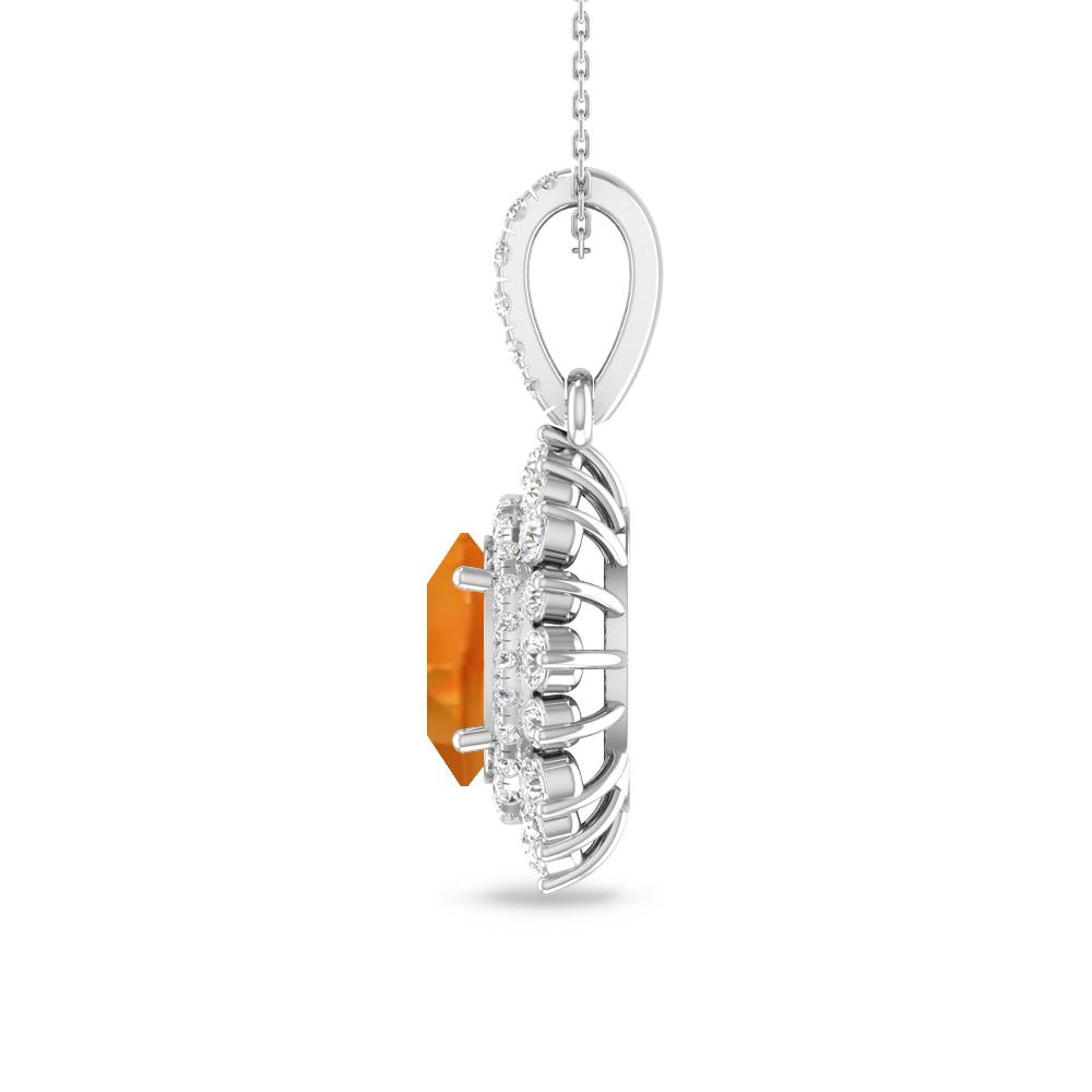 White Gold - Citrine
