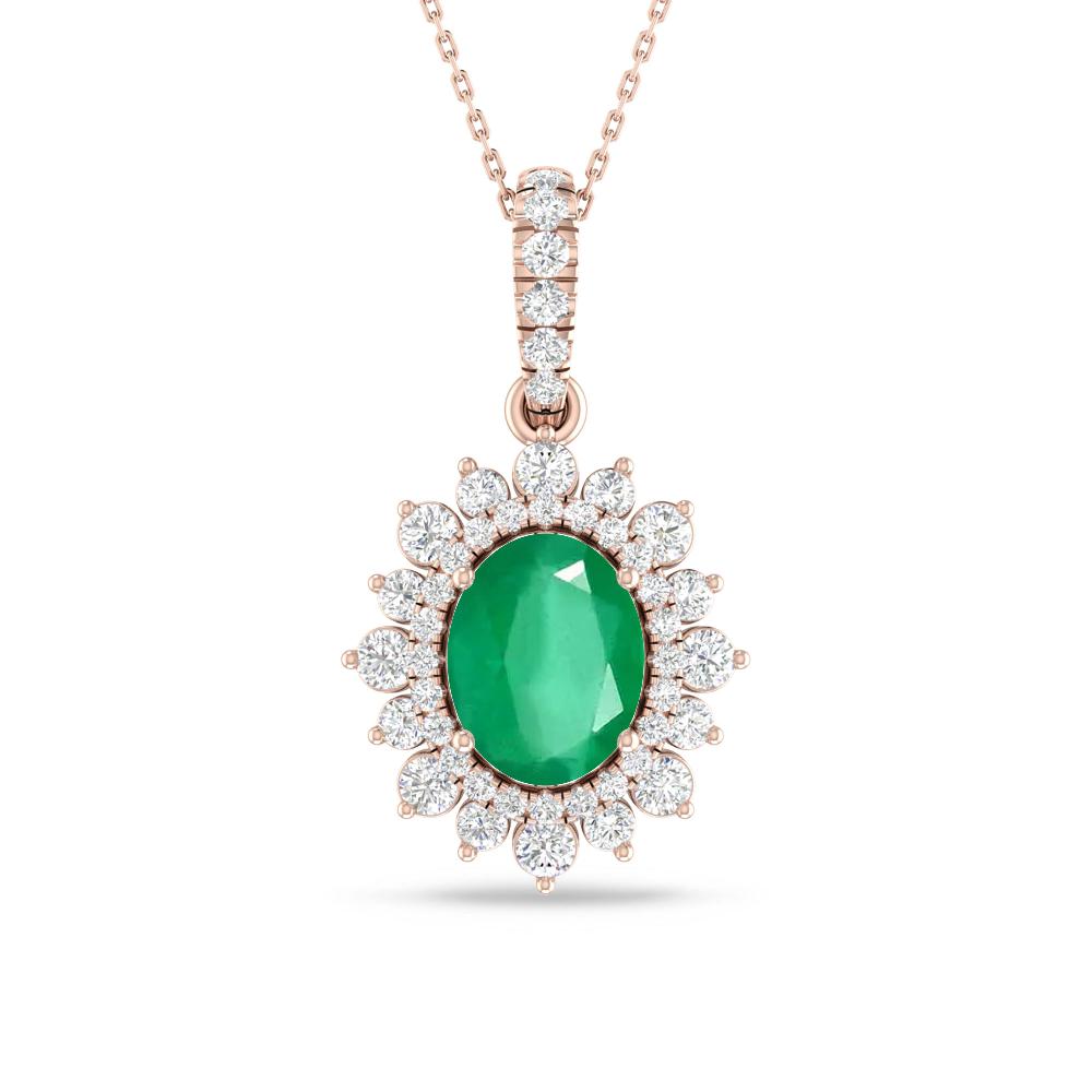 Rose Gold - Emerald