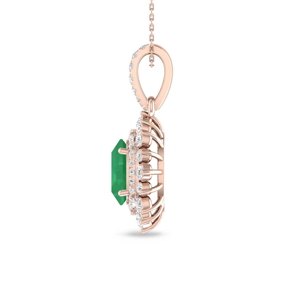 Rose Gold - Emerald