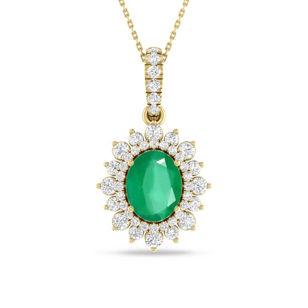 Yellow Gold - Emerald